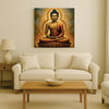 Flame of Wisdom in Quiet Reflection Canvas Wall Art Stretched Frame Painting