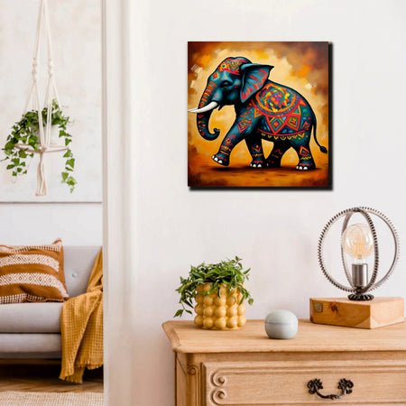 Unspoken Grace, Unyielding Power Canvas Wall Art Stretched Frame Painting