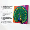 Nature’s Royal Beauty – Peacock Painting Canvas Wall Art Stretched Frame Painting