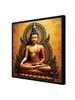 Quiet Ember — Serenity in Illumination Canvas Wall Art Black Frame Painting