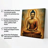 Flame of Wisdom in Quiet Reflection Canvas Wall Art Stretched Frame Painting