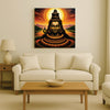 Spiritual Shivling Wall Art – Eternal Energy Canvas Wall Art Stretched Frame Painting