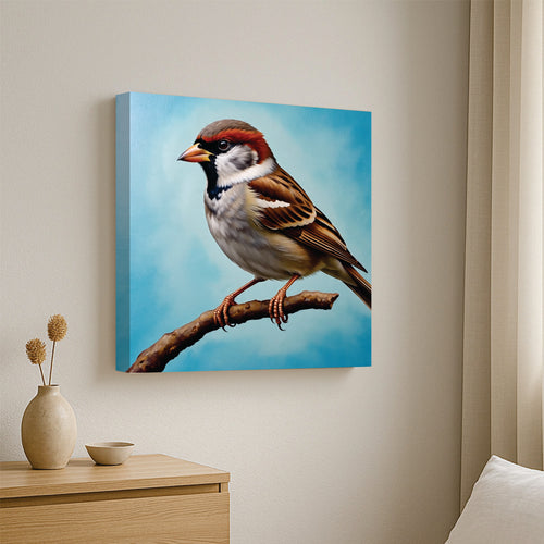 Harmony in the Sky – Beautiful Birds Canvas Wall Art Stretched Frame Painting