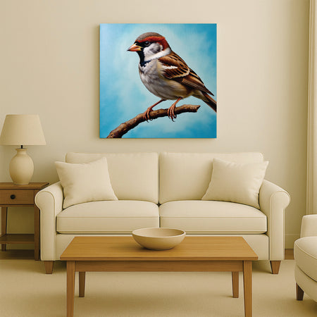 Harmony in the Sky – Beautiful Birds Canvas Wall Art Stretched Frame Painting