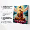 Flame of Truth — Illuminating Quiet Reflection Canvas Wall Art Stretched Frame Painting