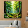 Forest of Tranquility — Let your space breathe in peace Canvas Wall Art Stretched Frame Painting