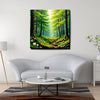 Forest of Tranquility — Let your space breathe in peace Canvas Wall Art Stretched Frame Painting