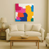Bold & Expressive – Abstract Canvas Stretched Frame Painting