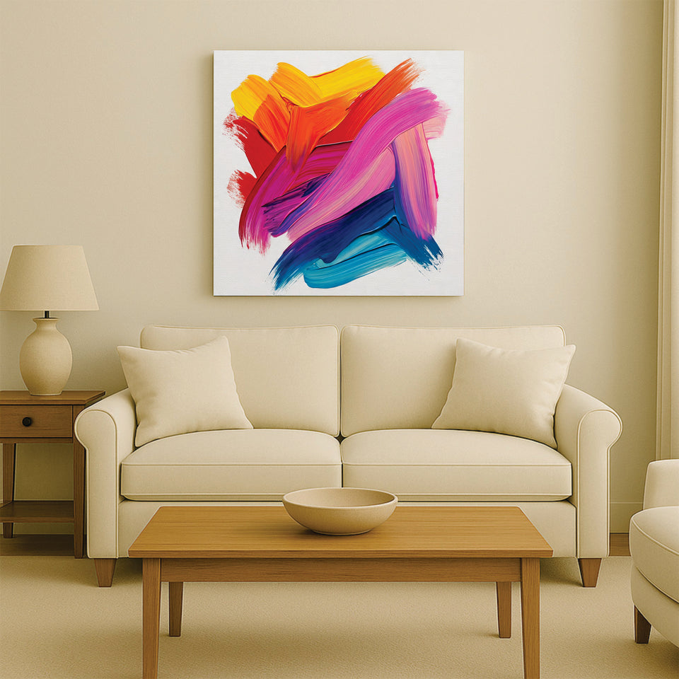Artistic Expression – Elegant Abstract Canvas  Wall Art Stretched Frame Painting