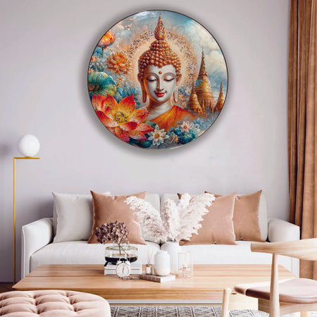 Buddha Crystal Wall Art Painting