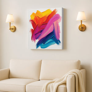 Artistic Expression – Elegant Abstract Canvas  Wall Art Stretched Frame Painting