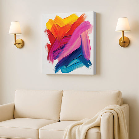 Artistic Expression – Elegant Abstract Canvas  Wall Art Stretched Frame Painting