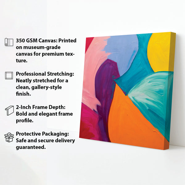Stylish Abstract Artwork Canvas Wall Art Stretched Frame Painting