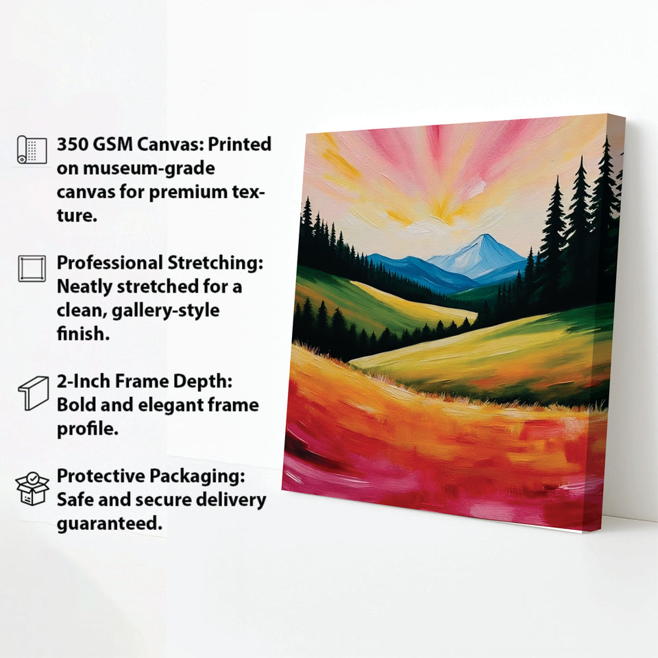 Abstract Flow – Add Energy & Depth to Your Wall Stretched Frame Painting