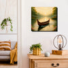 Where Dawn Meets Quiet Water—Serenity Awaits Canvas Wall Art Stretched Frame Painting
