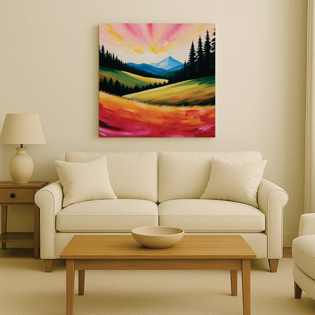 Abstract Flow – Add Energy & Depth to Your Wall Stretched Frame Painting