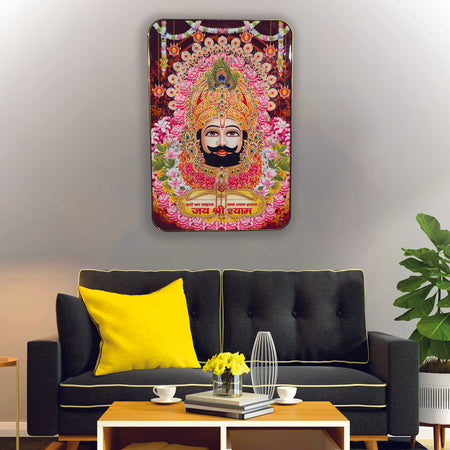 The Khatu Shyam Crystal Painting