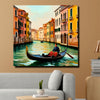 Drifting in Stillness—Peace Poured from Dawn’s Glow. Canvas Wall Art Stretched Frame Painting