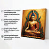 Quiet Ember — Serenity in Illumination Canvas Wall Art Stretched Frame Painting
