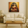 Quiet Ember — Serenity in Illumination Canvas Wall Art Stretched Frame Painting