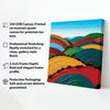 Geometric Nature-Inspired Canvas Stretched Frame – Modern Wall Art for Home & Office