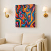 Sleek Abstract Canvas Wall Art Stretched Frame – Perfect for Living Rooms & Offices