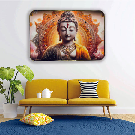 The Classic Buddha Crystal Painting