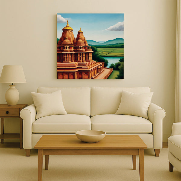 Whispers of the Valley Canvas Wall Art Stretched Frame Painting