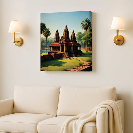 Divine Earth Studio Canvas Wall Art Stretched Frame Painting