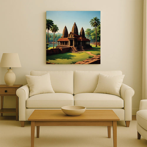 Divine Earth Studio Canvas Wall Art Stretched Frame Painting