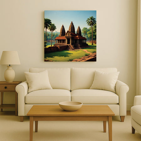 Divine Earth Studio Canvas Wall Art Stretched Frame Painting