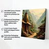 Echoes of Heritage Canvas Wall Art Stretched Frame Painting