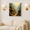 Echoes of Heritage Canvas Wall Art Stretched Frame Painting