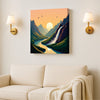 Wandering Horizons Canvas Wall Art Stretched Frame Painting