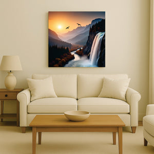 MountainMuse Art Canvas Wall Art Stretched Frame Painting