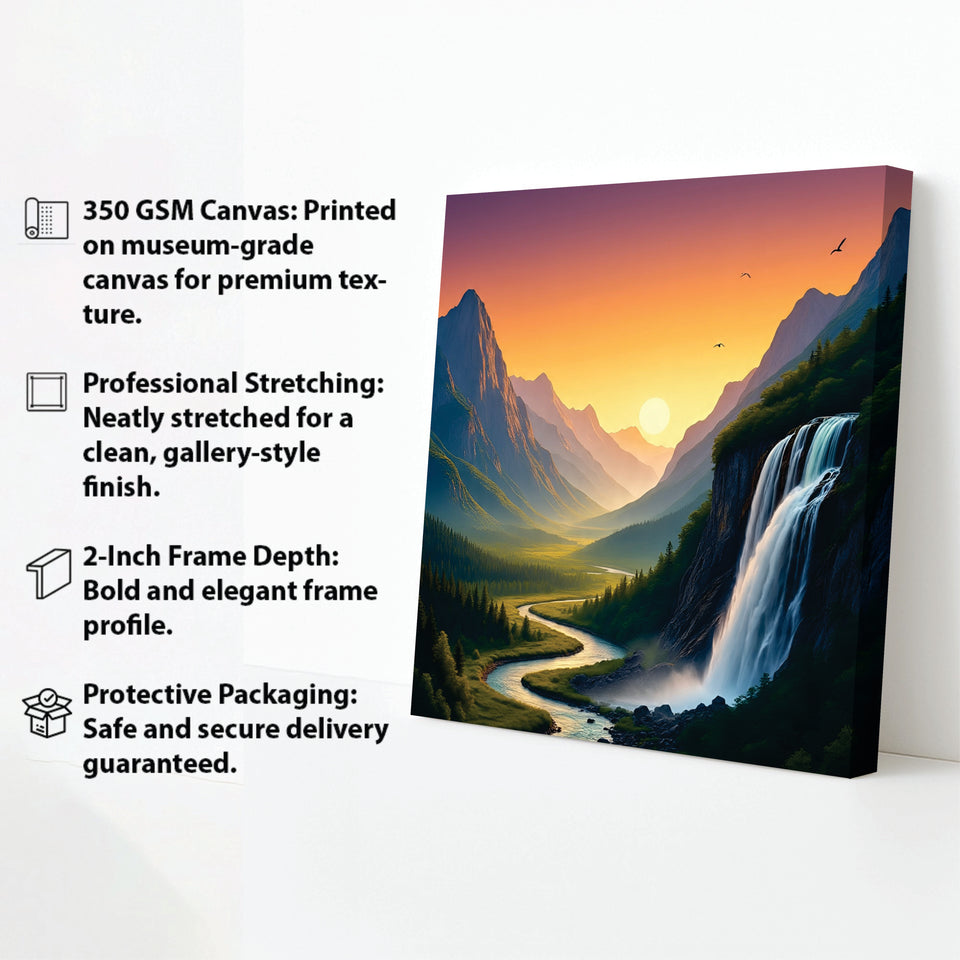 NatureMuse Studio Canvas Wall Art Stretched Frame painting
