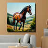 Galloping Elegance – Horse Canvas Wall Stretched Frame Painting