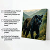 Majestic Black Panther Canvas Wall Art Stretched Frame Painting