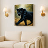 Wildlife Panther Canvas Wall Art Stretched Frame Painting