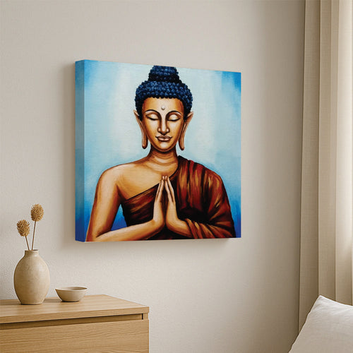 Inner Flame, Infinite Calm Canvas Wall Art Stretched Frame Painting
