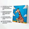Adorable Giraffe Canvas Wall Art Stretched Frame Painting
