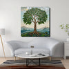 Majestic Tree of Life Canvas Wall Art Stretched Frame – Digital Painting
