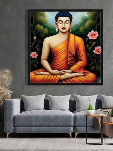 Quiet as Fire — Enlightenment in Pause Canvas Wall Art Frame Paining