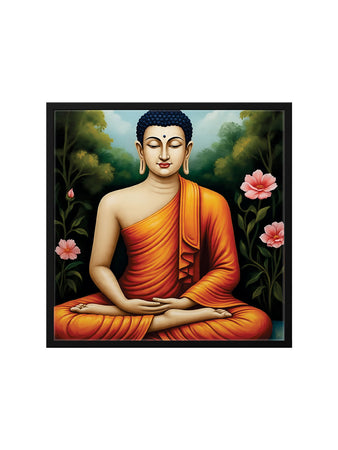 Quiet as Fire — Enlightenment in Pause Canvas Wall Art Frame Paining