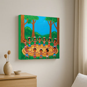 Sacred Grove Celebration Canvas Wall Art Stretched Frame Painting