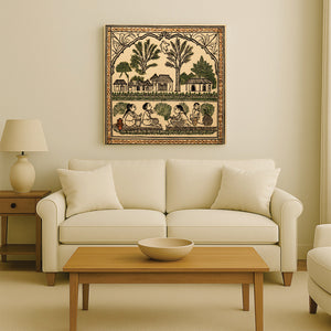 Spirits in Motion Canvas Wall Art Stretched Frame Painting