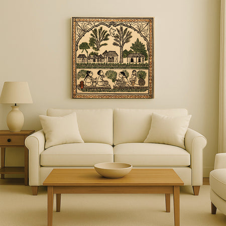 Spirits in Motion Canvas Wall Art Stretched Frame Painting