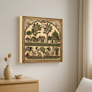 Spirits in Motion Canvas Wall Art Stretched Frame Painting