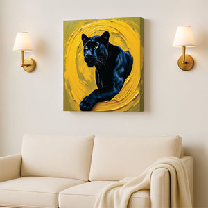Panther Canvas Artwork Canvas Wall Art Stretched Frame Painting