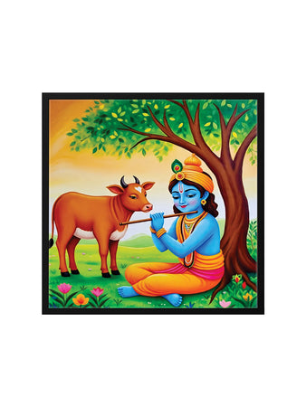 The Silent Flame of Mindful Awakening Canvas Wall Art Stretched Frame Painting